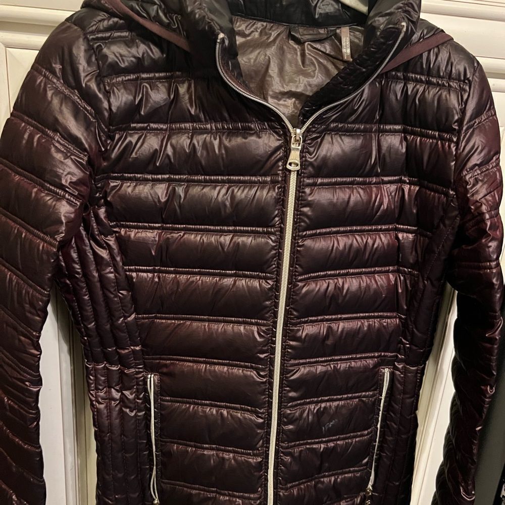 Bronze Rust Calvin Klein bubble jacket!